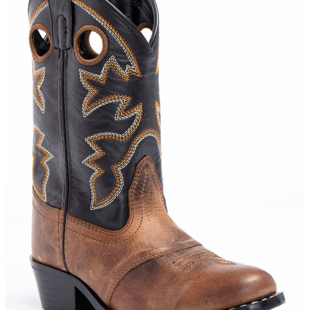 Cody James Boys Western Cowboy Boots - Brown and Black